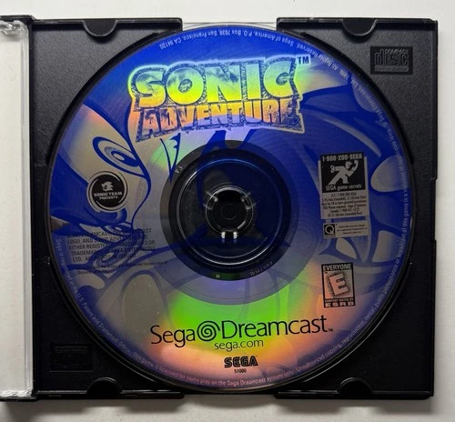 Sonic Adventure (Sega Dreamcast, 1998) - Disc Only - Tested