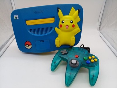 Nintendo 64 Pikachu Model Model NUS 101 Pikachu Blue NINTENDO