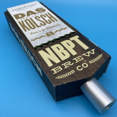Newburyport Brewing Co Das Kolsch Beer Tap Handle 8'' NBPT Brew Co Wood/Metal