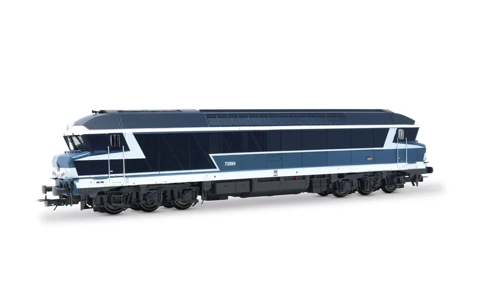 Jouef HJ2622 Locomotive diesel CC 72084 SNCF livrée bleue logo Carmillon