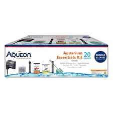Aqueon Aquarium Essential Kit 20 gls Filter, Cartridge, Heather, food, etc