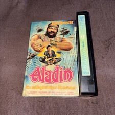 Aladin Cannon Hartbox VHS Erstauflage Bud Spencer No Glasbox