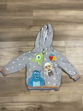 Disney Pixar Monsters Inc UP Hoodie Zip Jacket Disney 100 Birthday Kids Youth 5