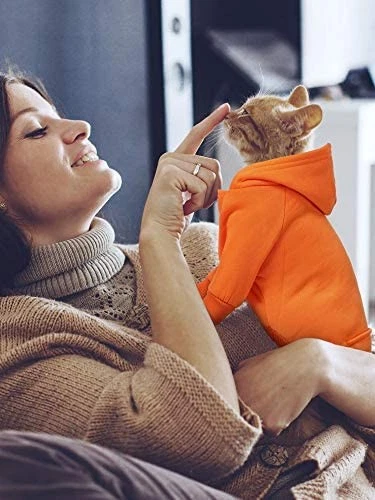 Sudadera con Capucha para Perros 6 Piezas Ropa para Perros Suéteres con Sombrero, Ropa de Invierno para Mascotas Cálida Ho... Foto 4 de 4