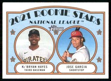 2021 Topps Heritage #97 Ke'Bryan Hayes RC/Jose Garcia RC RC TW3925