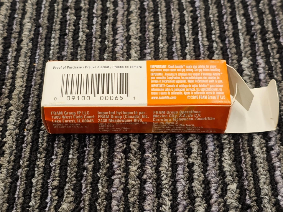 (CANTIDAD 2) Bujía de cobre Autolite 65 compatible con Bentley Continental 1990-1993 Foto 3 de 4