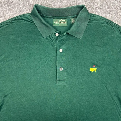 Augusta National Masters Shirt Mens Large Golf Polo Amen Corner Green Chest Logo - Picture 6 of 12