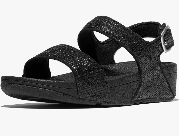 Fitflop Women's Lulu Crinkled-shimmer Back-strap Sandals UK Size 5 *REFBX9