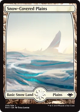Magic MTG - Plaine enneigée - Horizons du Modern - MINT/NMINT - FR - Photo 1/1