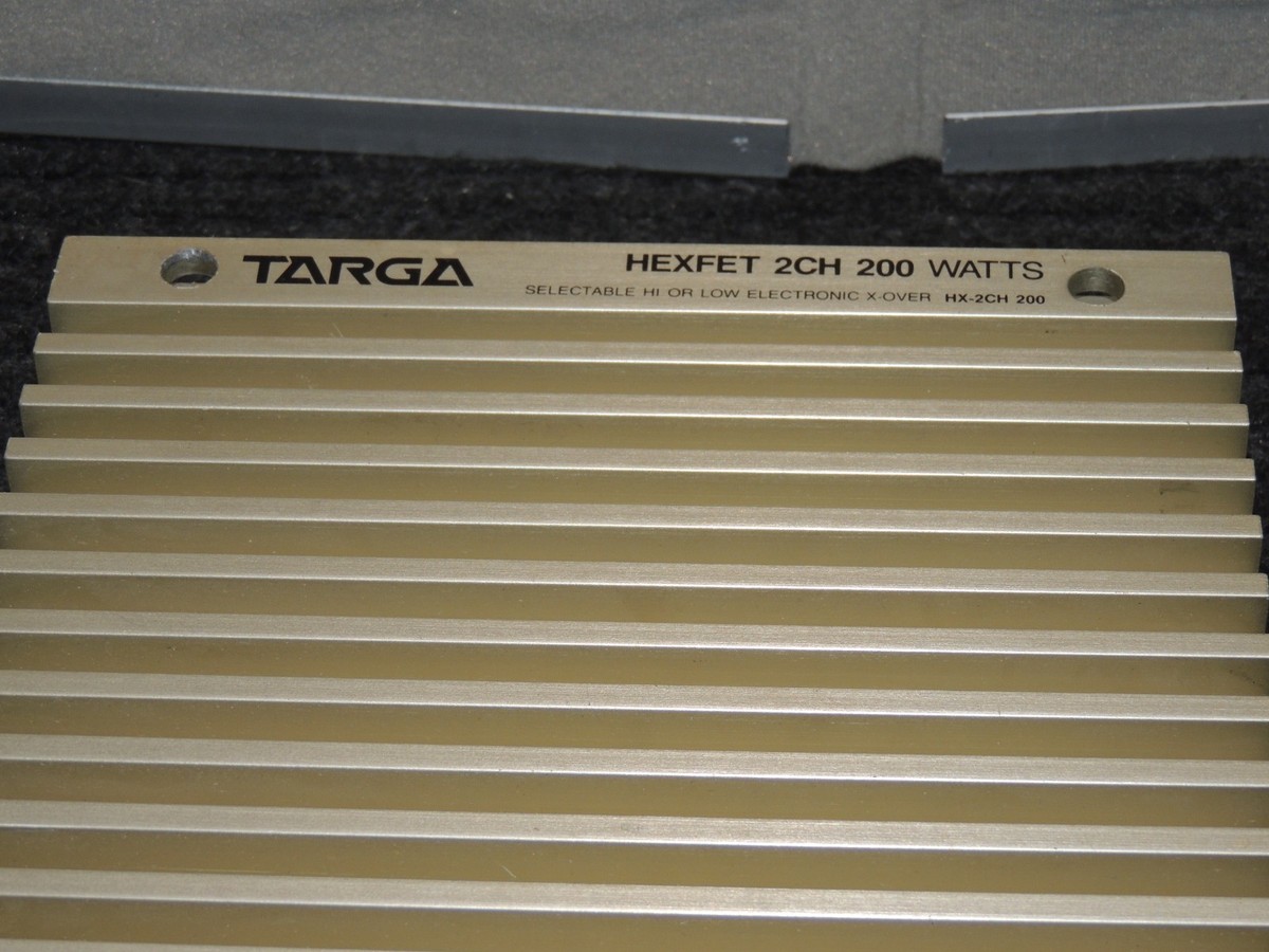 Vintage Targa Hexfet 2CH- 200 Watt Selectable Hi or Low Electric X