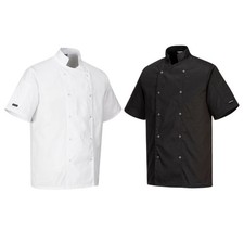 Chef's Cumbria Kochjacke B&auml;ckerjacke Gastronomiekleidung kurzarm Portwest