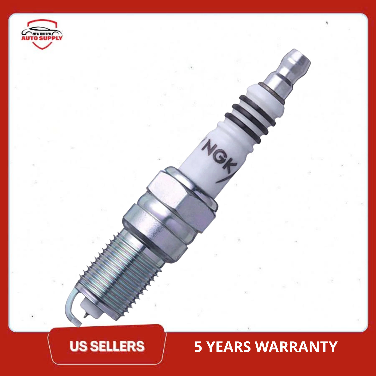 OEM NGK V-Power Resistor Set Of 4 Spark Plugs 6376 for Infiniti Nissan Suzuki