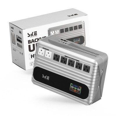 UPS Battery Backup PC Uninterruptible Power Supply Surge Protector 850VA/480W