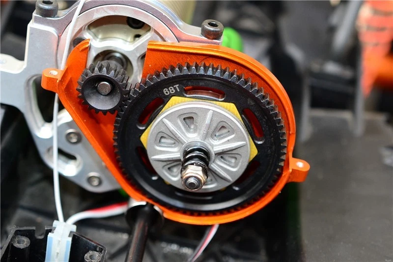 GPM Steel Spur Gear 32 Pitch 68T & Fibre Slipper Pad For AXIAL YETI XL - Image 3 of 3