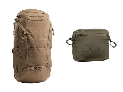Eberlestock Little Trick Backpack Dry Earth + Small General Purpose Pouch drye e