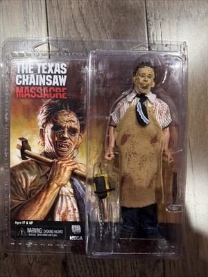 Leatherface Texas Chainsaw Massacre 8'' RETRO CLOTHED Action Figure NECA