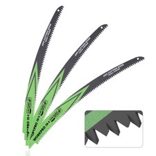 WORKPRO 3PCS Arc Cutting Edge 15" Wood Pruning Reciprocating Saw Blades Set 6TPI