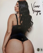 Violet Myers Signed 8x10 Photo Adult Star Autograph Beckett Witness COA