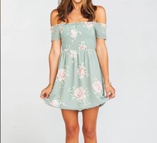 Show Me Your Mumu Women's Green floral Dress