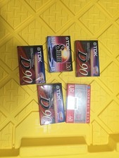 Lot Of 5 Tapes - TDK 8mm MP Premium 120  TDK D90  Maxwell - New Sealed