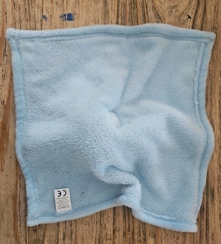 Blue Elephant Comforter Plush Security Blanket Lovey Baby Sleep - Foto 3 di 3