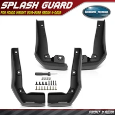 4Pcs Front and Rear Splash Guard Set Mud Flaps for Honda Insight 2019-2022 Sedan