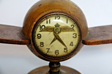 WONDERFUL OLD RAF CLOCK - TRENCH ART STYLE - VERY RARE L@@K
