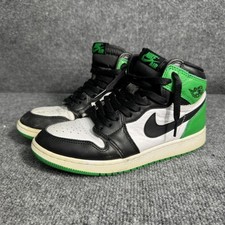 Nike Air Jordan 1 High OG GS Lucky Green White Black Youth Shoes SZ 6.5Y