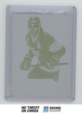 2013-14 Panini National Treasures Yellow Plate Luc Robitaille 1/1 #20 Los