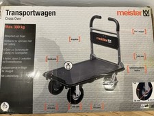 Meister Plattformwagen / Paketwagen mit Luftbereifung / Klappwagen aus Stahl
