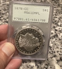 Uncirculated Silver 1878 Year Morgan US Dollars (1878-1921) for