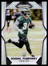 2017 Panini Prizm Silver Prizm Donnel Pumphrey Rookie Philadelphia Eagles #217