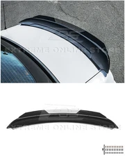 15-23 Ford Mustang | GT350 Style GLOSSY BLACK Rear Trunk Wing Wickerbill Spoiler