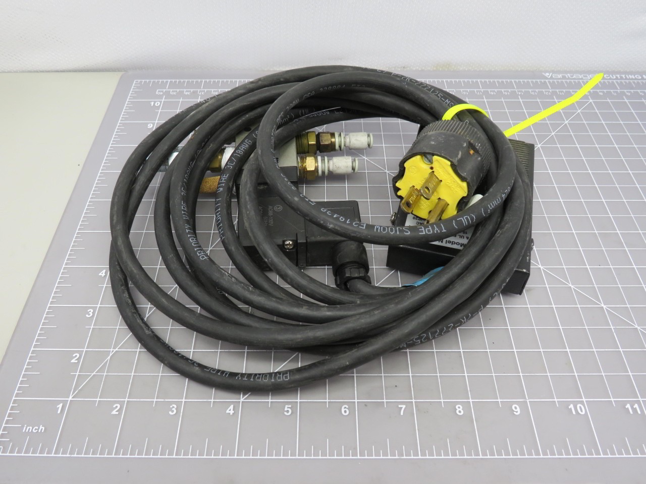 DAYTON 6GPC4 VF3133-3D-02 FOOT SWITCH AND SMC SOLENOID VALVE T163703