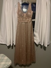 Sparky Champagne Prom Dress