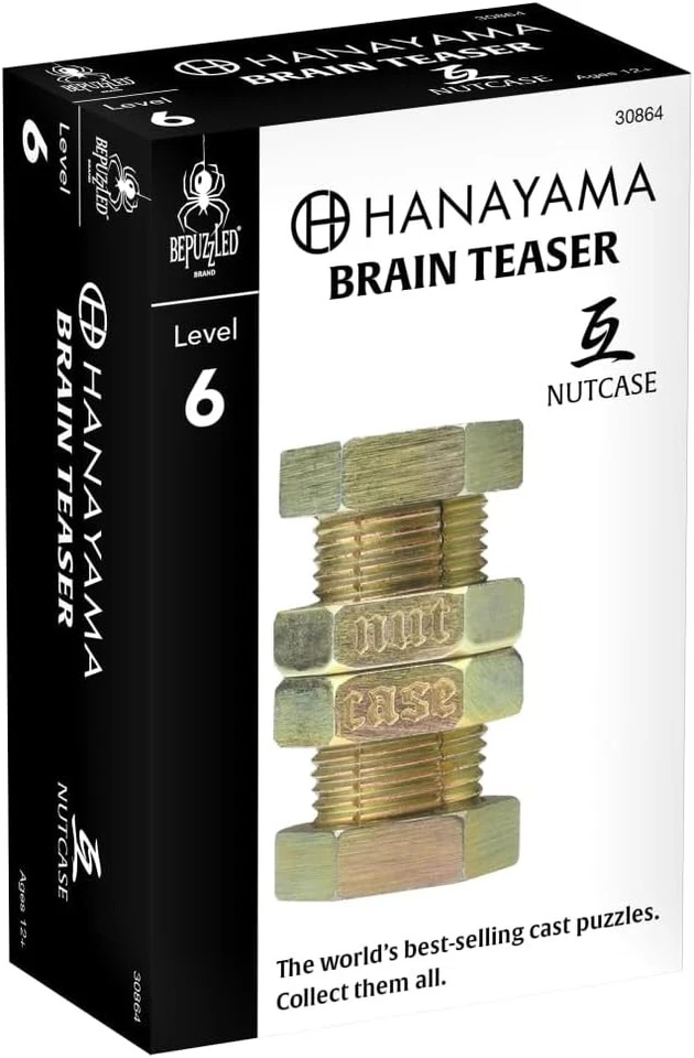 BePuzzled | Nutcase Hanayama Metal Brainteaser Puzzle Mensa Rated Level 6,... - Image 3 of 4