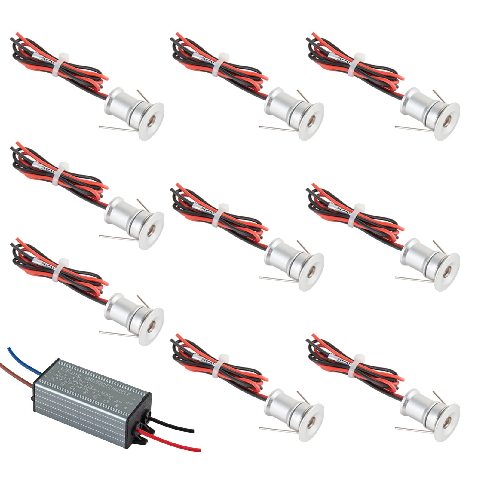 Spot encastré 12v LED 1W IP65 pour éclairer sans éblouir les zones humides