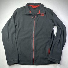 The North Face Youth Boys XL Fleece Zip Up Mock Neck Long Sleeve Black Jacket