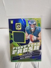 2024 Panini Donruss Optic Will Shipley RC Rookie First Year Fresh Blue Hyper