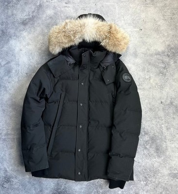 Canada Goose Wyndham Black Badge Schwarz M Daunenjacke