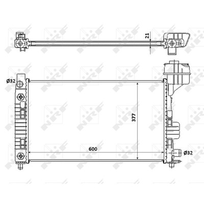 Kühler, Motorkühlung NRF 54718