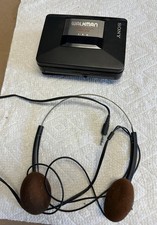 Vintage Sony Walkman WM-A12 as found  Original Sony MDR-006 Headphones fine