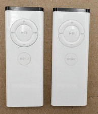 Lot of 2 Apple A1156 Remote Control for Apple TV iMac MacBook - Tested