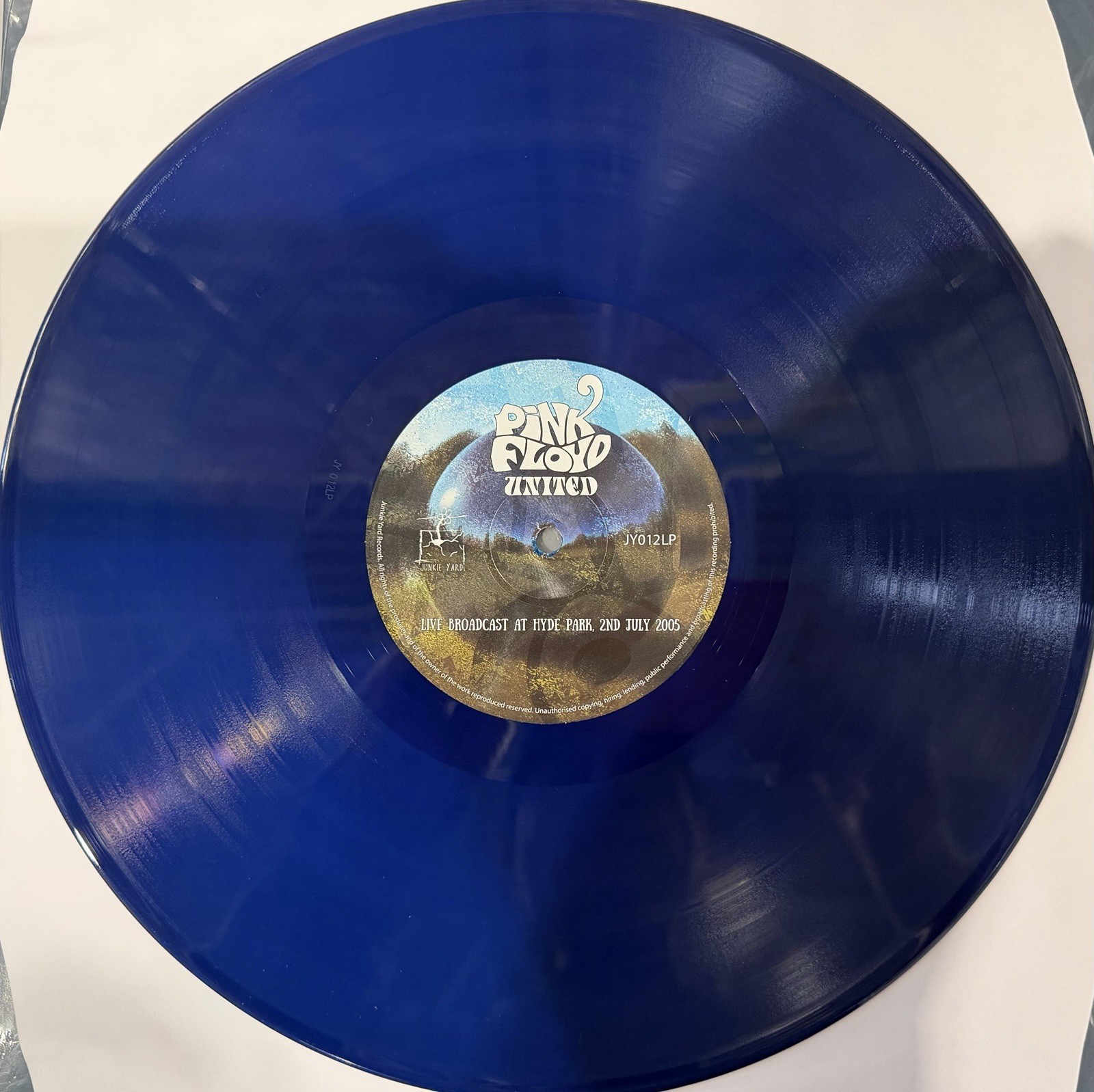 PINK FLOYD Live 8 London 2005 Blue Vinyl Sealed