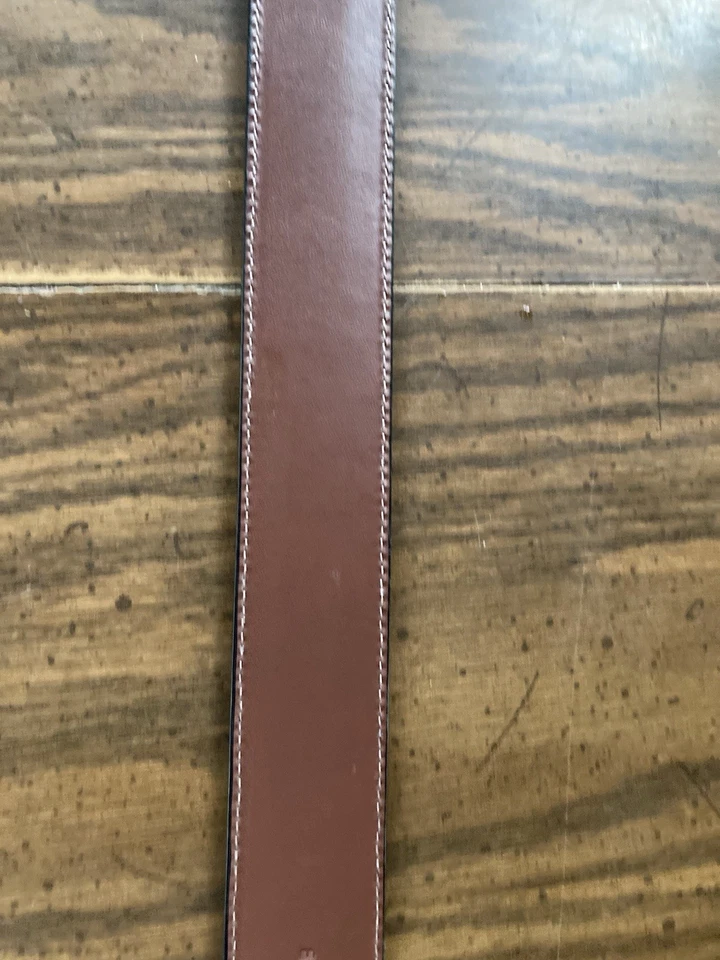 Stanford Essential Hombre Marrón 40” Cinturón Ajustable Piel de Vaca  Foto 4 de 4