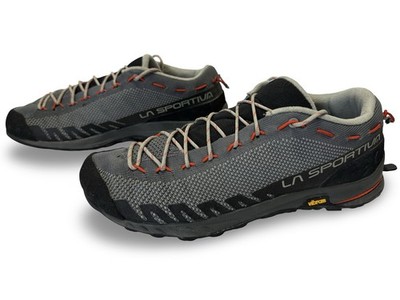 LA Sportiva Carbon Grey & Tangerine Approach TX2 EVO Mens Shoes Size 9 42