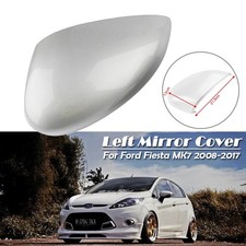 Right Passenger Side Silver Wing Door Mirror Cover For Ford Fiesta Mk7 2008-2017