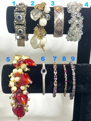 'Your Choice' Vintage Bracelet Jewelry: Silver , Gold , ++ Mod