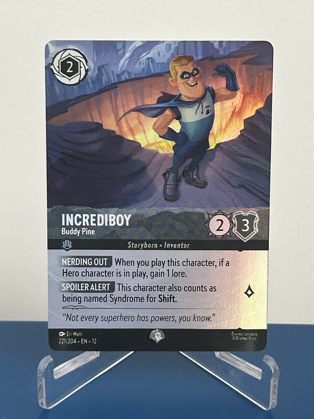 Incrediboy - Buddy Pine - Wilds Unknown 221/204 - Epic - Disney Lorcana
