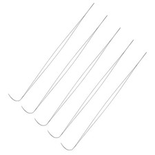 5PCS Big Eye Curved Beading Needles Stainless Steel Sewing Needles DIY Making